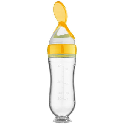 Biberon avec cuillère pour nouveau - né | EasyBottle™ - bébé et maman heureuse