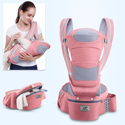 Porte bébé kangouroux ergonomique avec sac de rangement |BabyComfort - bébé et maman heureuse