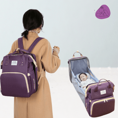 Sac à langer lit portatif | Lit de voyage BabyNappy™ - bébé et maman heureuse