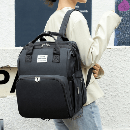 Sac à langer lit portatif | Lit de voyage BabyNappy™ - bébé et maman heureuse