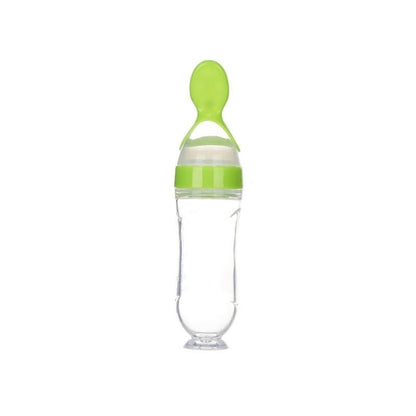 Biberon avec cuillère pour nouveau - né | EasyBottle™ - bébé et maman heureuse