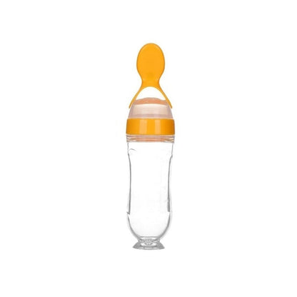 Biberon avec cuillère pour nouveau - né | EasyBottle™ - bébé et maman heureuse