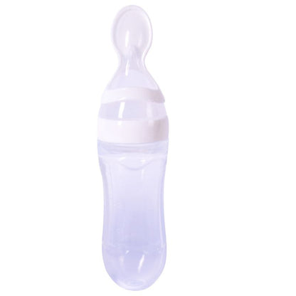 Biberon avec cuillère pour nouveau - né | EasyBottle™ - bébé et maman heureuse