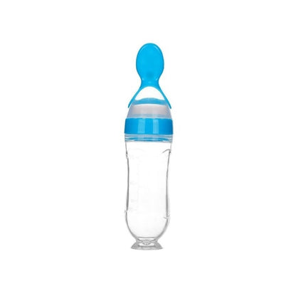 Biberon avec cuillère pour nouveau - né | EasyBottle™ - bébé et maman heureuse